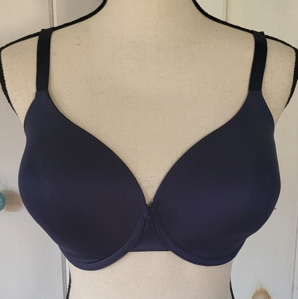 Maidenform Comfort Devotion Blue Wireless T-Shirt Bra